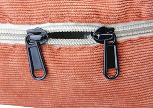 3D Dog/Fox Animal Backpack Corduroy Zipper Hiking Shoulder Bag 11.8"15.8"4.3"