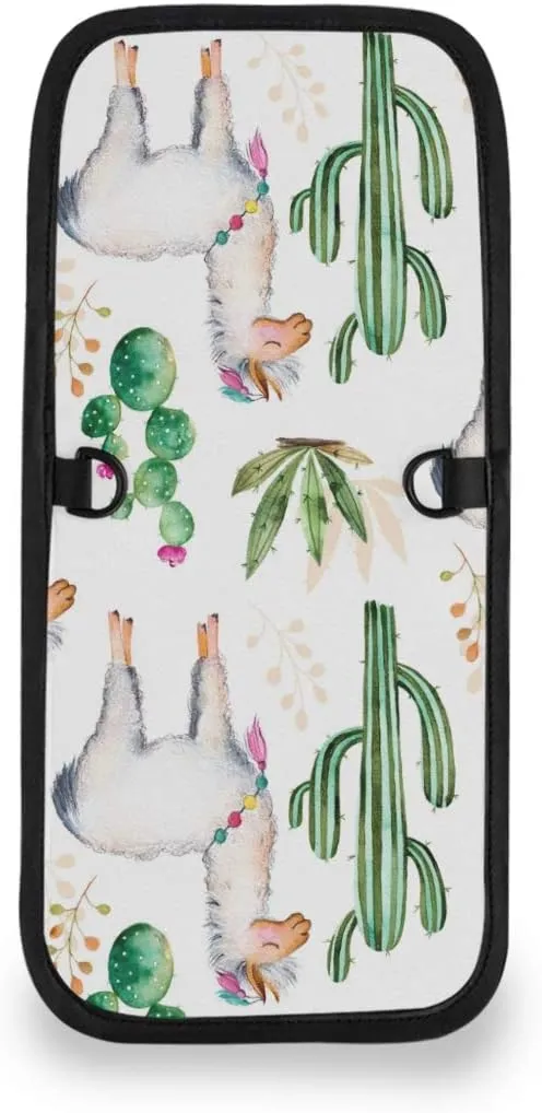 ALAZA Llama Alpaca Cactus Cacti Small Crossbody Wallet Purse Animal Print Cell Phone Bag Rfid Passport Holder with Credit Card Slots