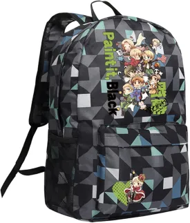 Anime Axis Powers Hetalia Backpack School Bag Rucksack Daypack Bag 23