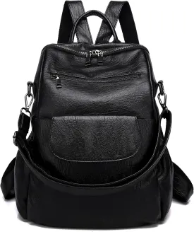 ASDSSRY Women Fashion Backpack Purse Waterproof Bookbags Travel Shopping Rucksack Convertible Ladies Shoulder Bag