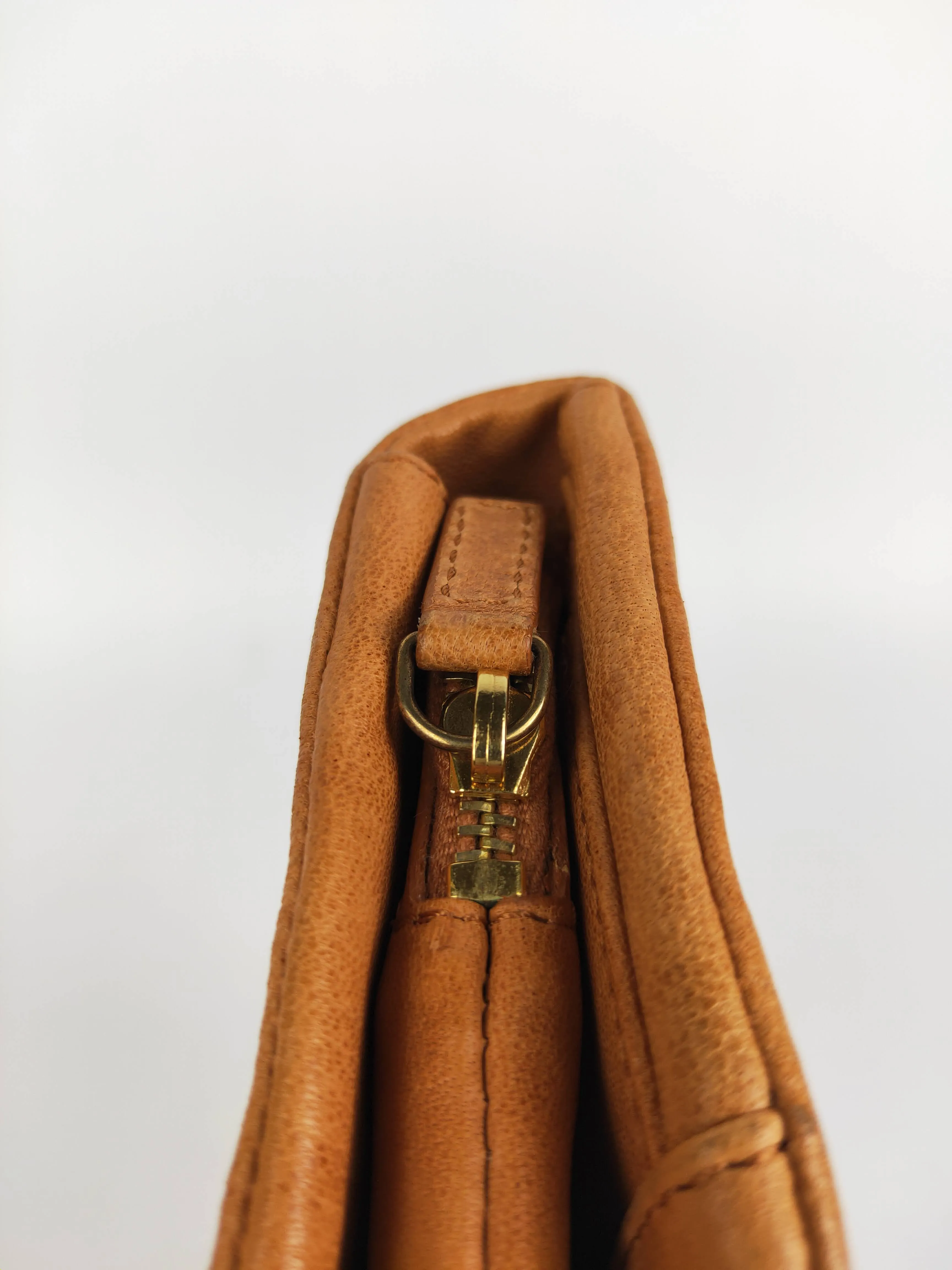Authentic Celine Paris tan leather wallet