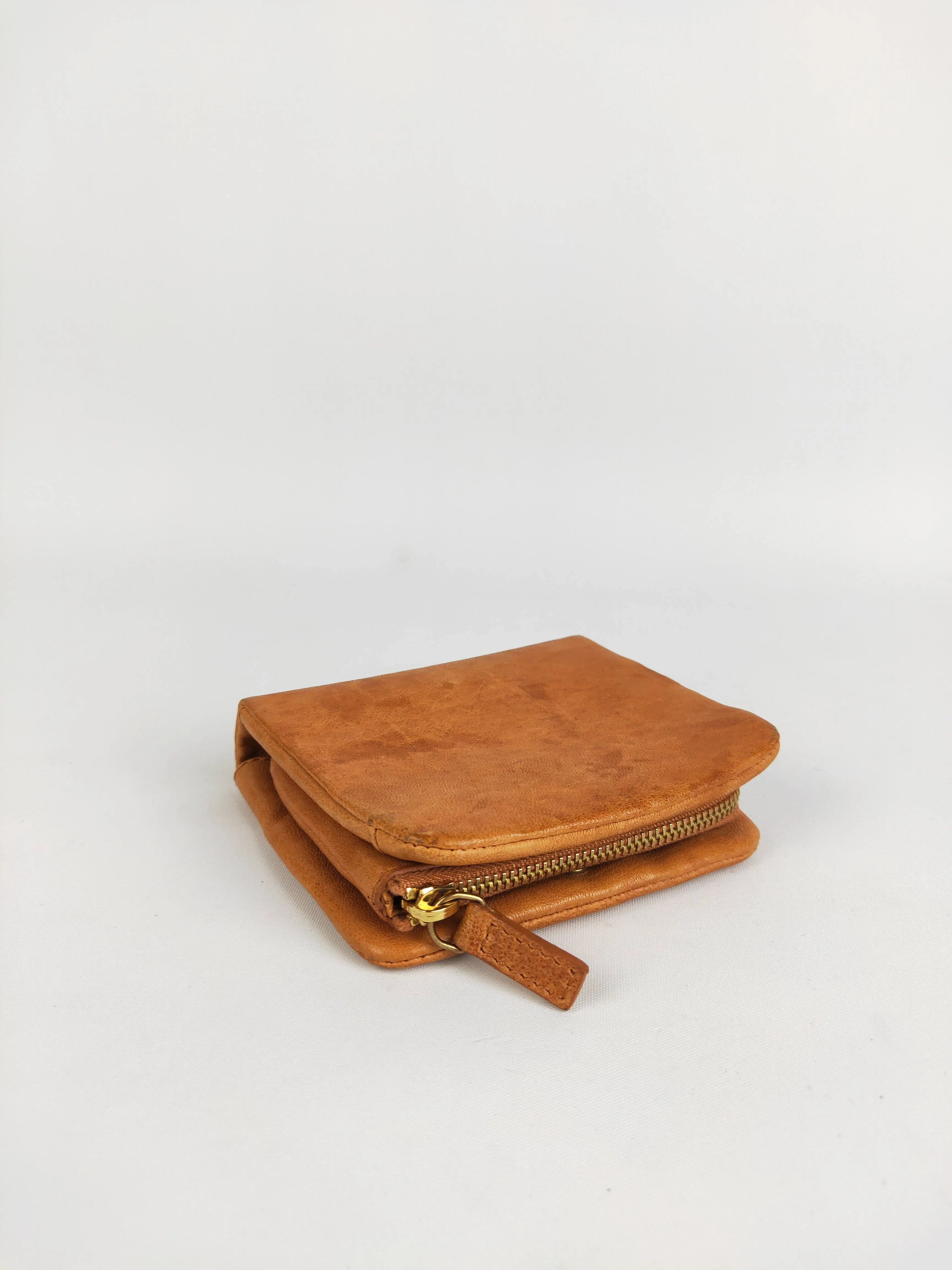 Authentic Celine Paris tan leather wallet