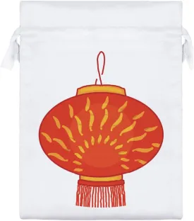 Azeeda 20cm 'Chinese Lantern' Satin Drawstring Bag/Pouch (SB00084816)
