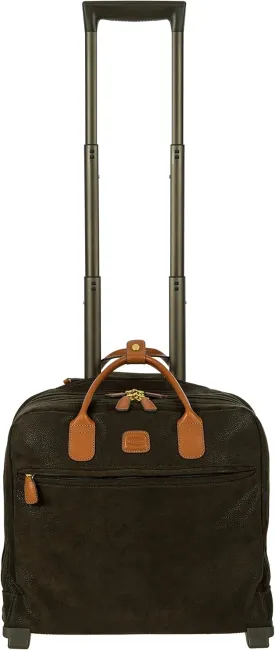 Bric's Life Tropea Ultralight International Carry-on Laptop|Tablet Pilot Case Spinner, Olive, One Size