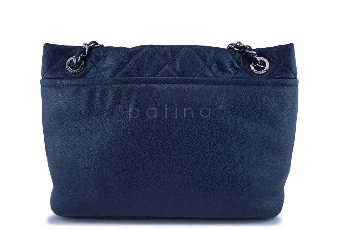 Chanel Blue Caviar Timeless Tote GST Grand Shopping Bag