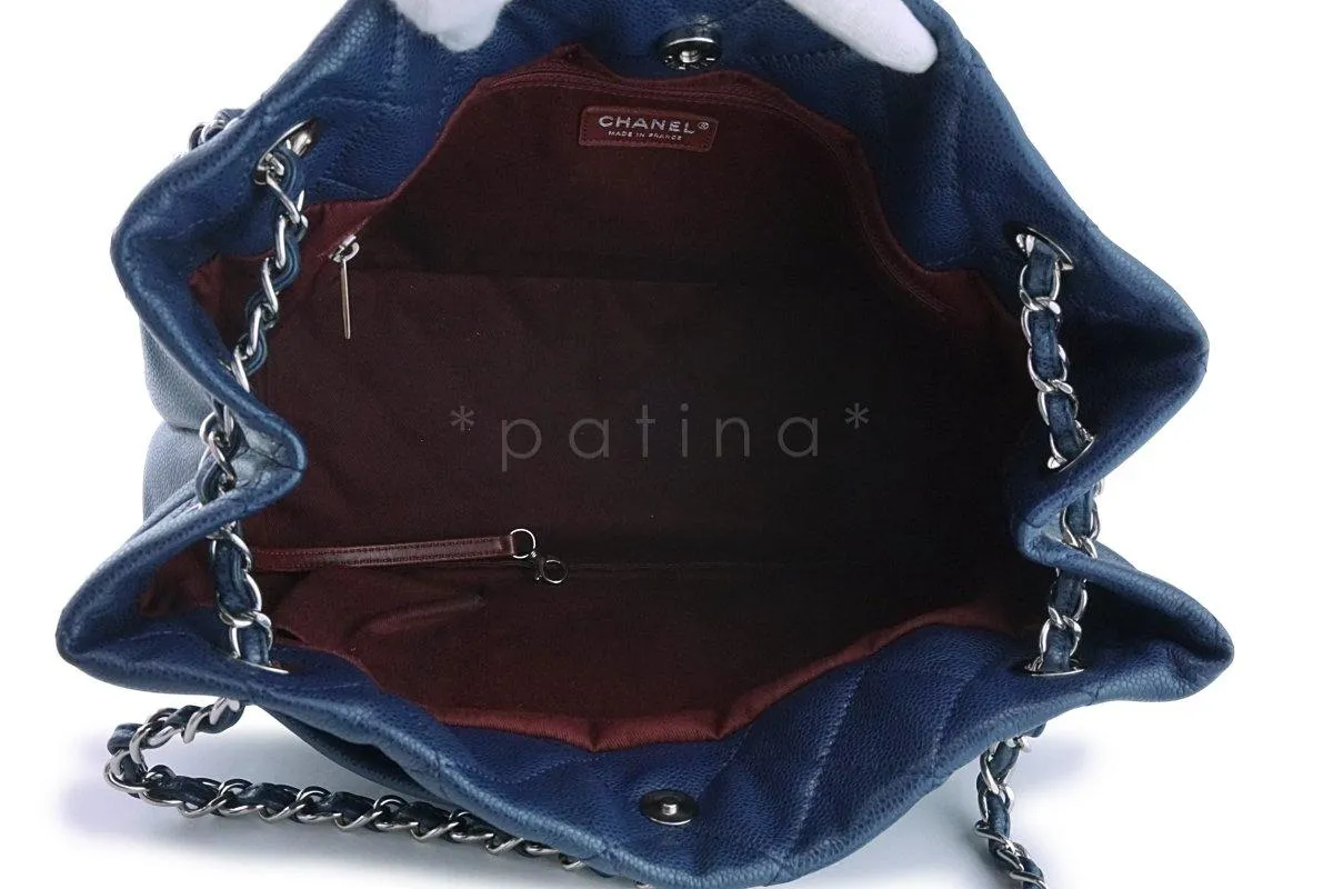 Chanel Blue Caviar Timeless Tote GST Grand Shopping Bag