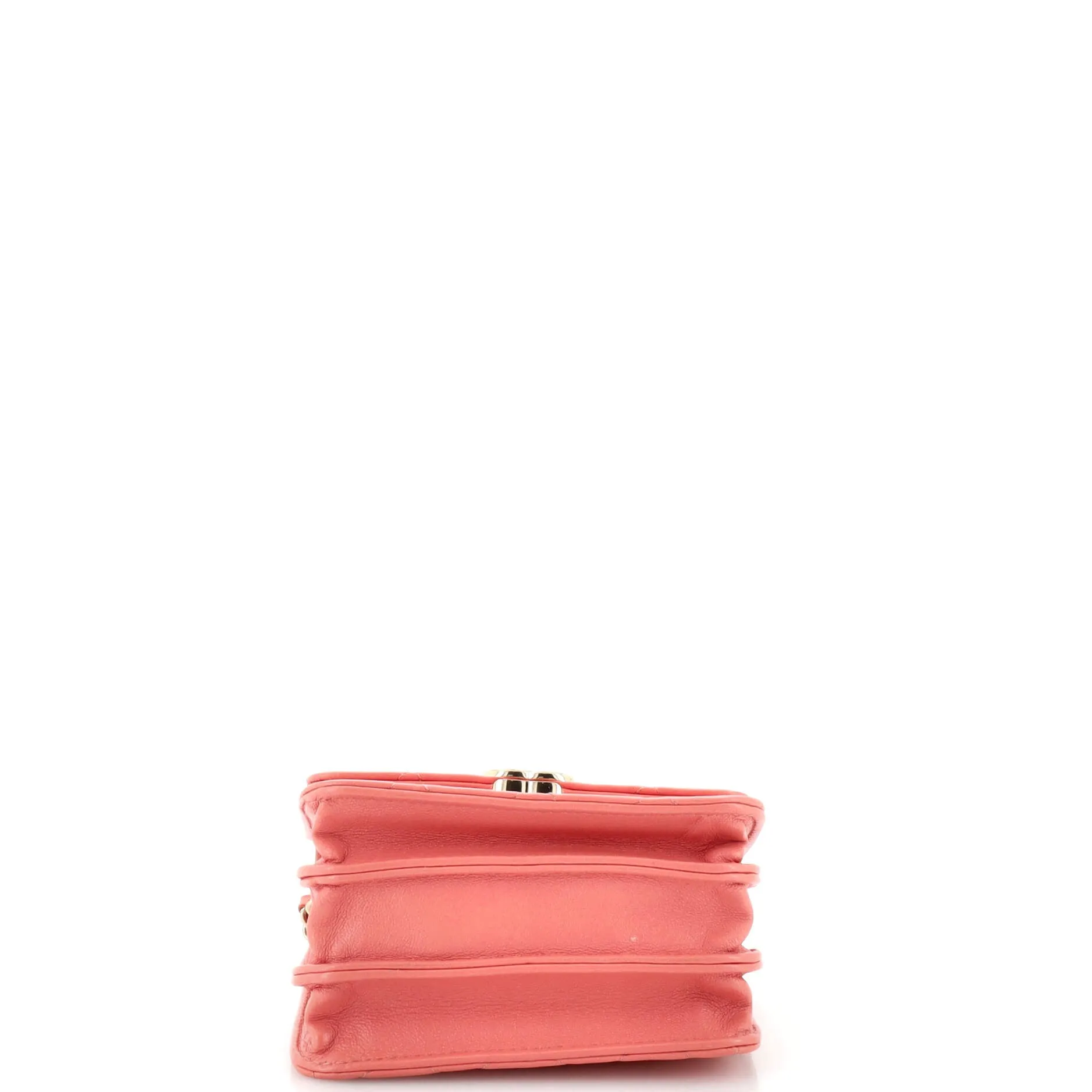 Chanel Charming Handle Flap Clutch With