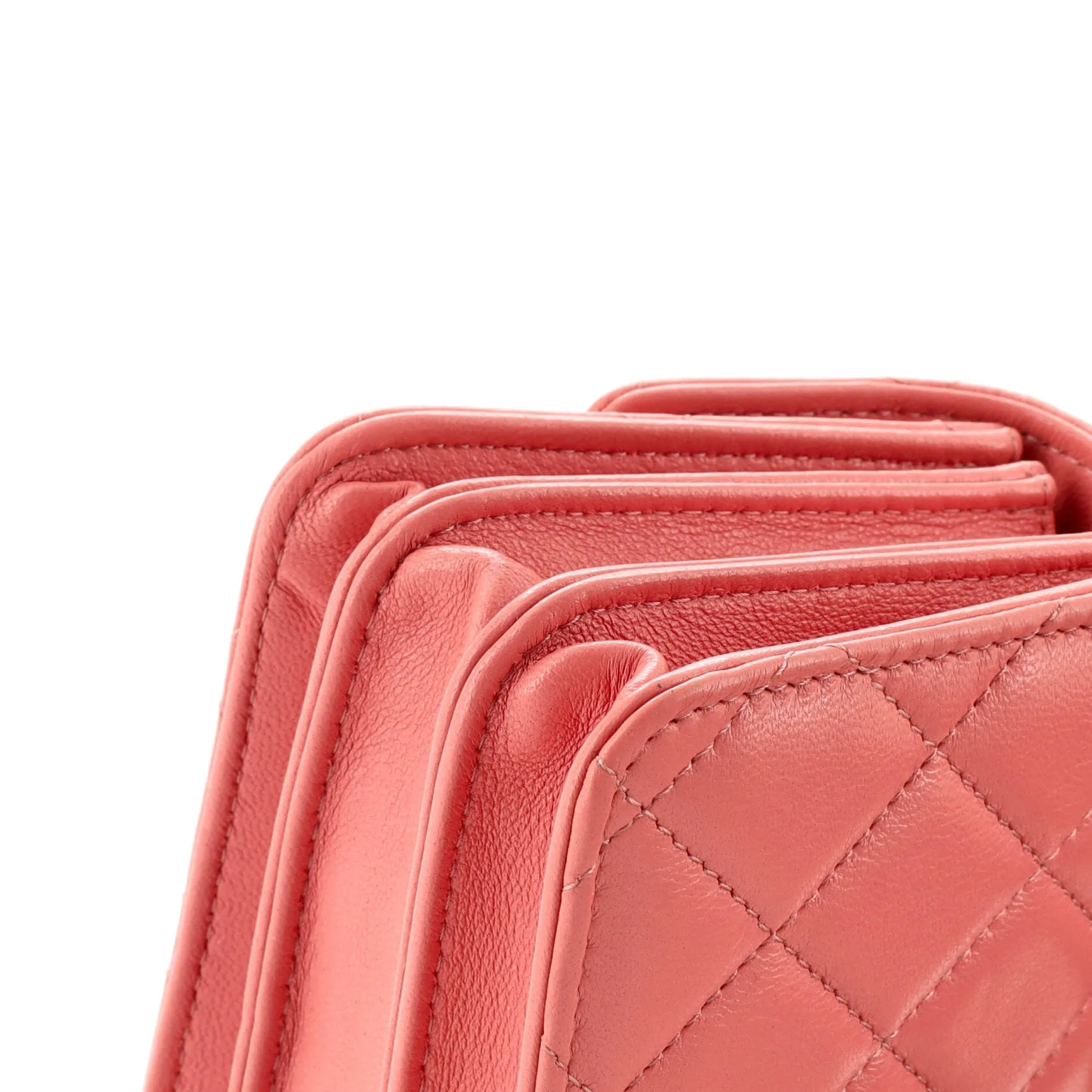 Chanel Charming Handle Flap Clutch With