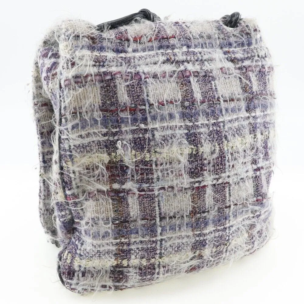 Chanel Shoulder Bag Tweed Women