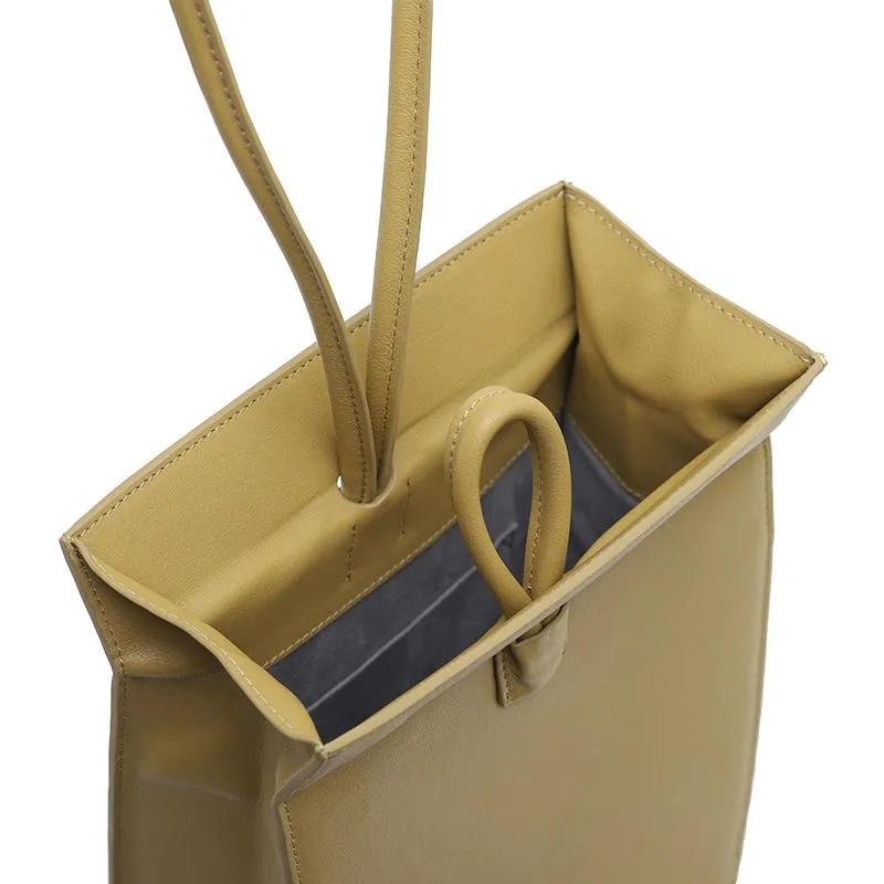 Click Small Wristlet Handbag - Mustard