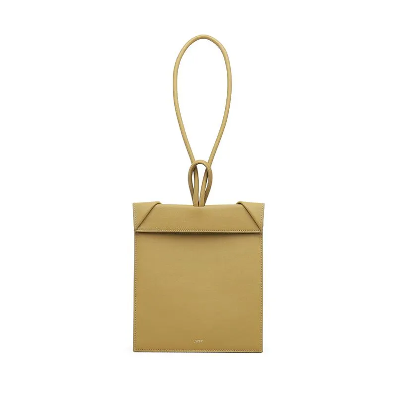 Click Small Wristlet Handbag - Mustard