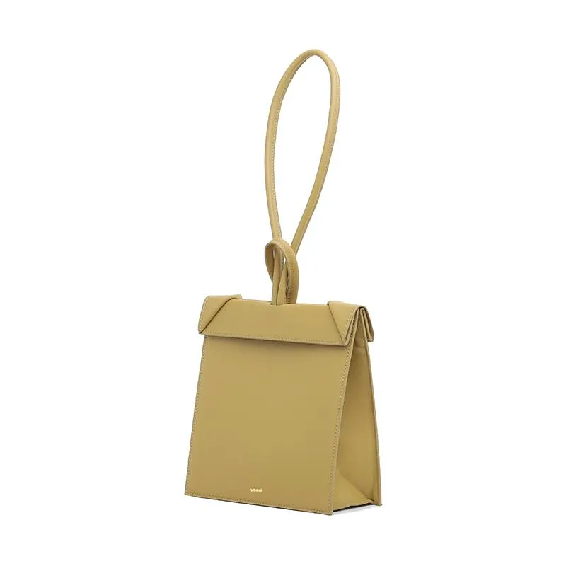 Click Small Wristlet Handbag - Mustard