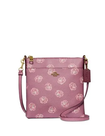 Coach Rose Print Messenger Crossbody