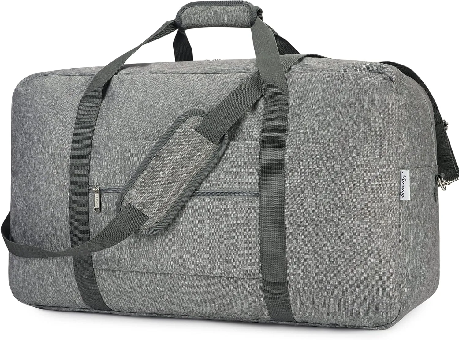 Extra Large Travel Duffel Bag Foldable Weekender Packable Lightweight Luggage Bag Overnight for Women and Men 85L (Grey)