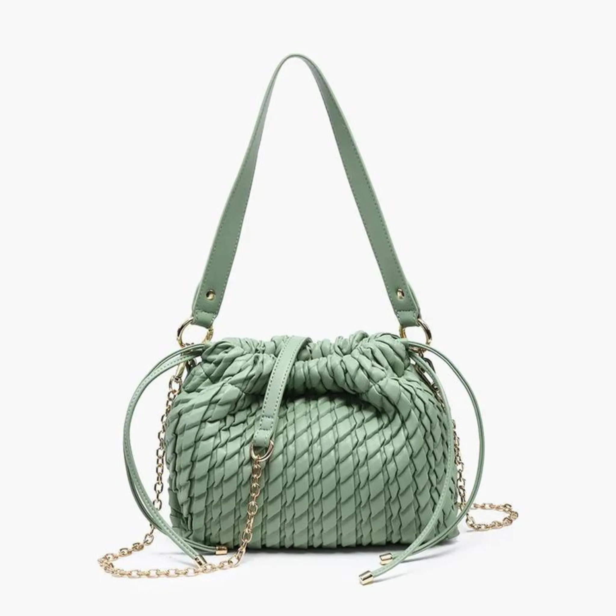 Ginger Ruched Satchel