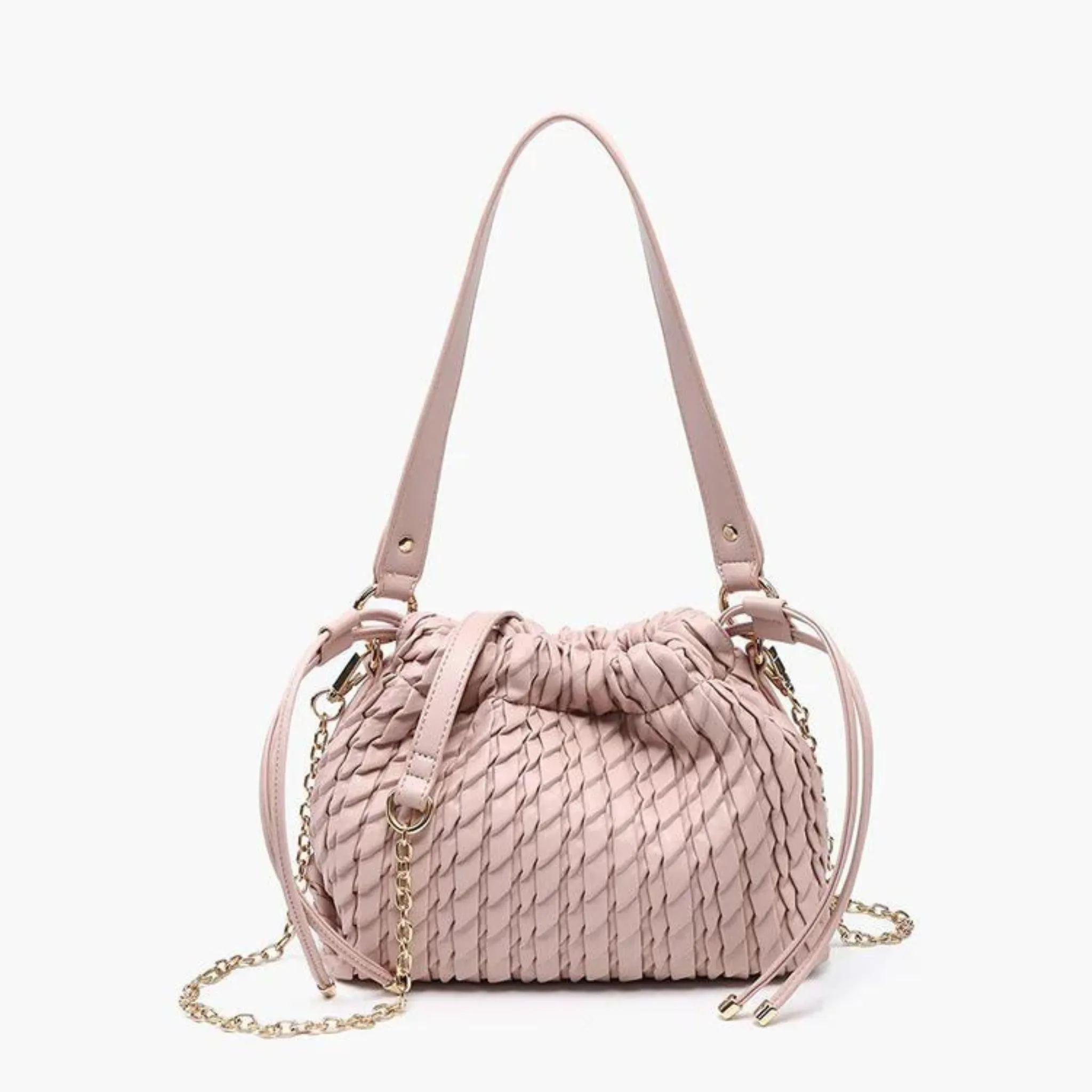 Ginger Ruched Satchel