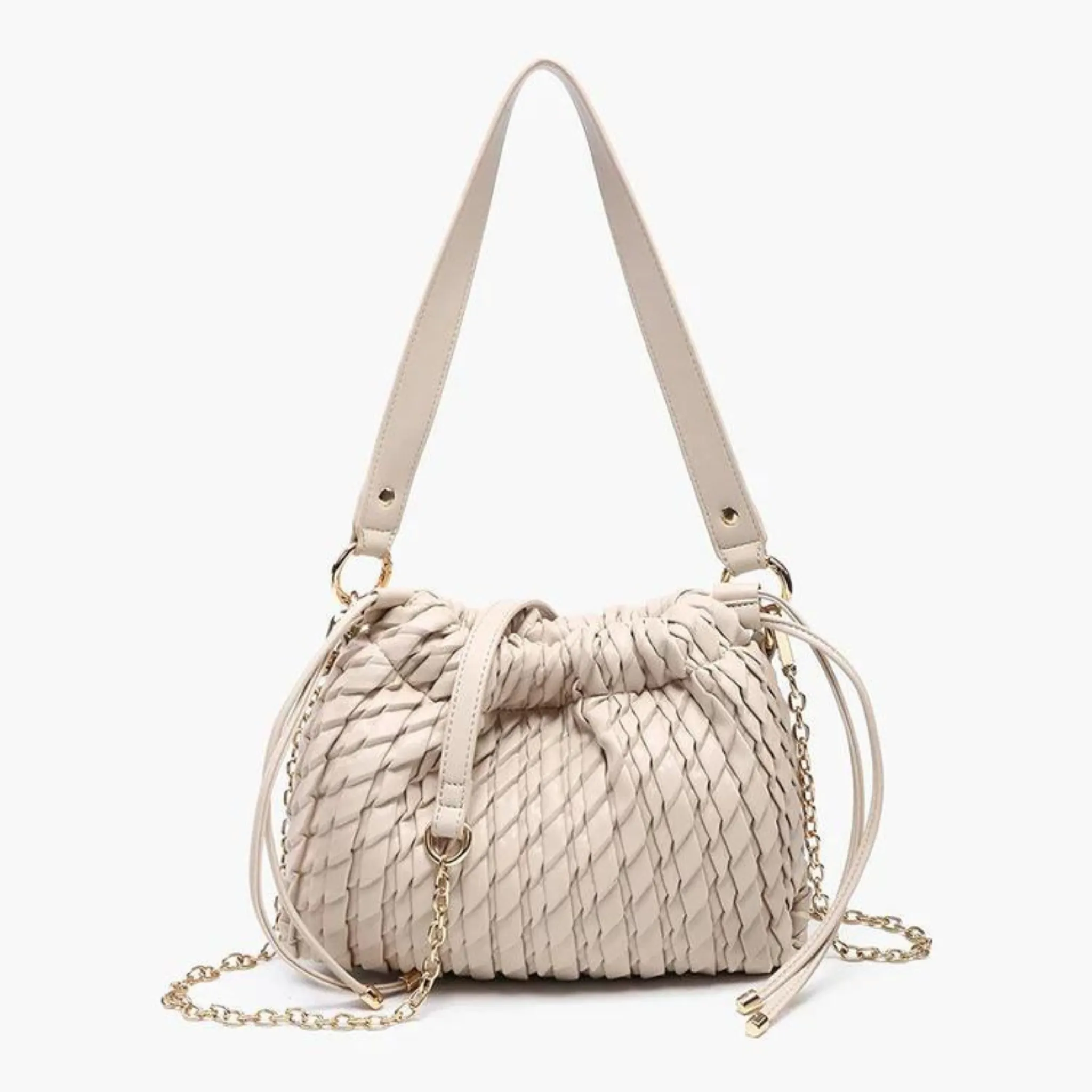 Ginger Ruched Satchel