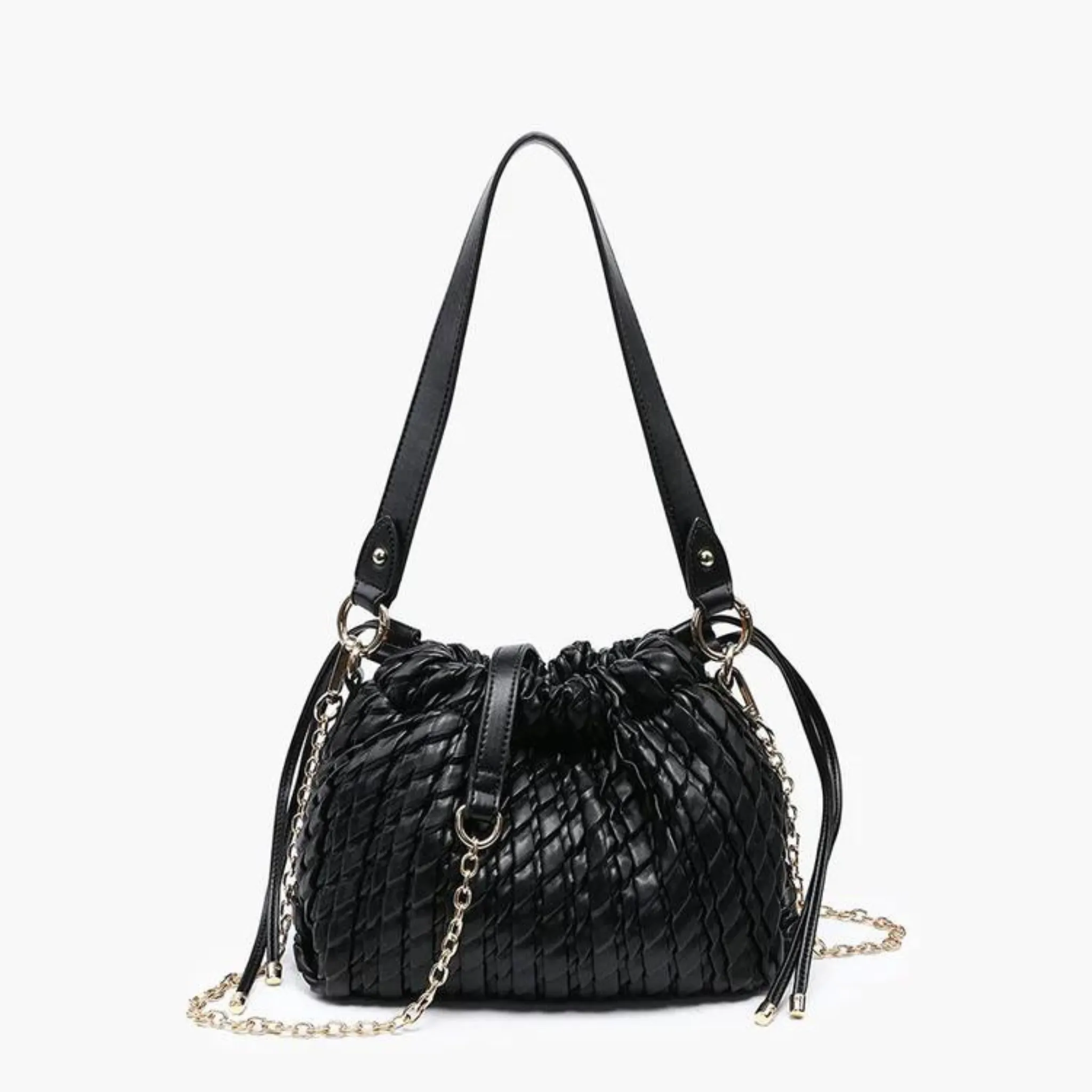 Ginger Ruched Satchel