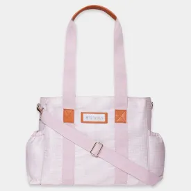 Gingham Check Print Diaper Bag