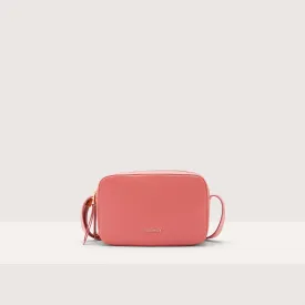 Grained Leather Crossbody Bag gleen Small