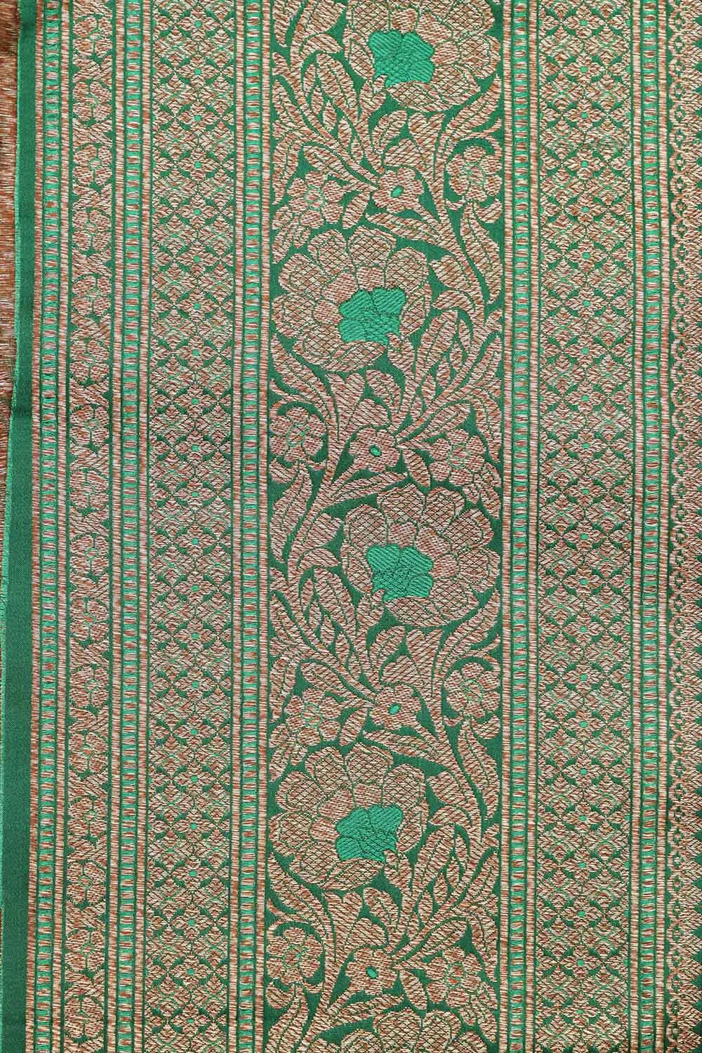 Green Banarasi Silk Lace ( 1 Mtr )