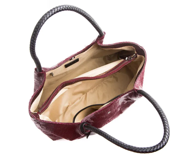 Gunas Naomi Tote Red Snake