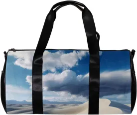 Gym Bags for Women,Duffle Bag for Travel,White Sand Desert,Gym Bag for Men