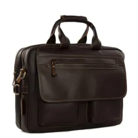 Handmade Full Grain Genuine Leather Business Satchel