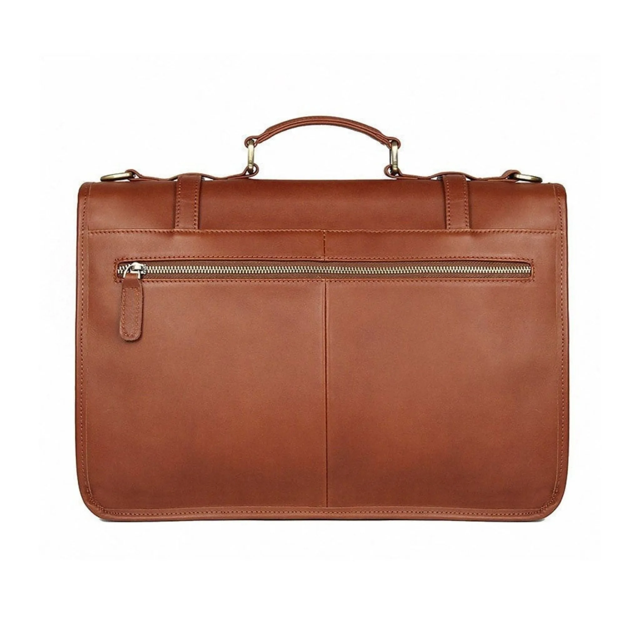 Handmade Full Grain Men's Leather Briefcase