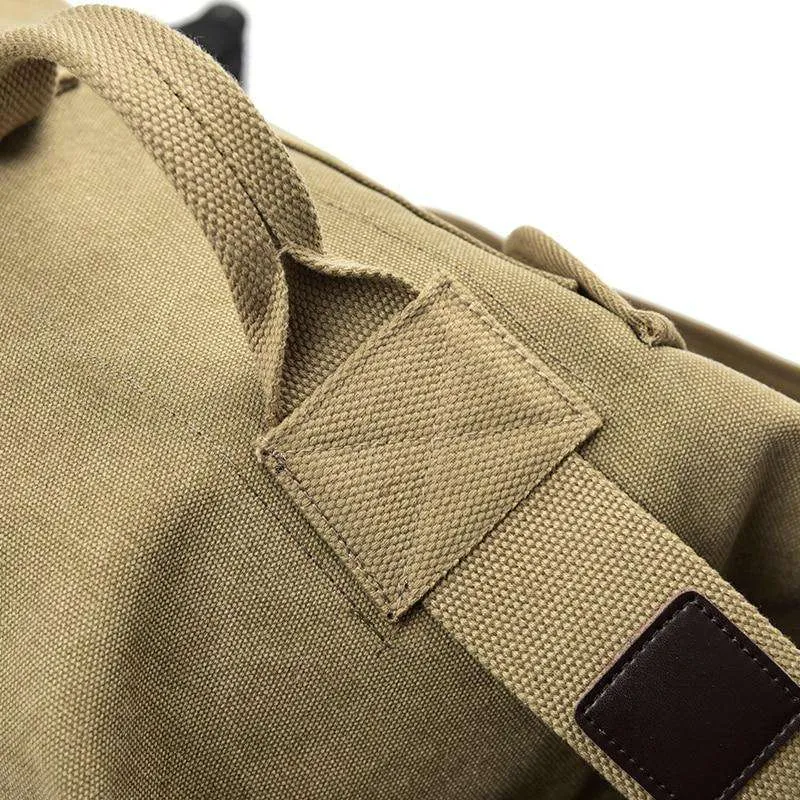 Haverson Canvas Backpack Rucksack Travel Carryall Bag