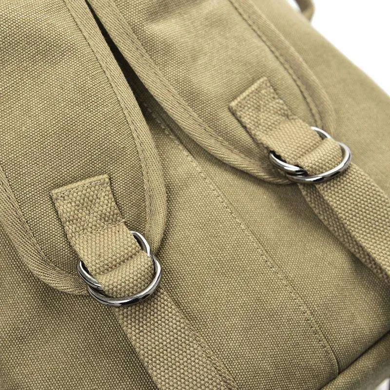 Haverson Canvas Backpack Rucksack Travel Carryall Bag