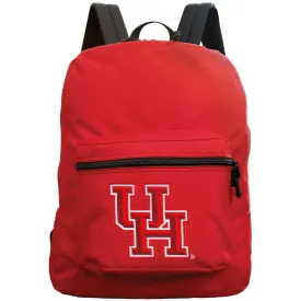 Houston Cougars Made in the USA premium Backpack in Red