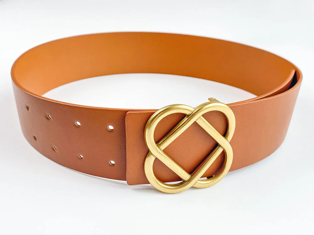 HUANZI Haute Couture All-match Boutique Belt -Four leaf