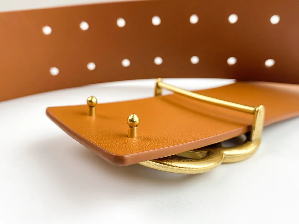 HUANZI Haute Couture All-match Boutique Belt -Four leaf