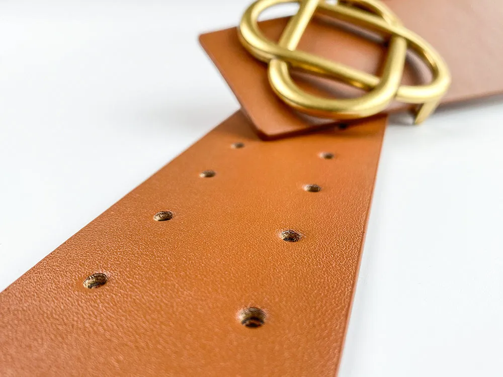 HUANZI Haute Couture All-match Boutique Belt -Four leaf
