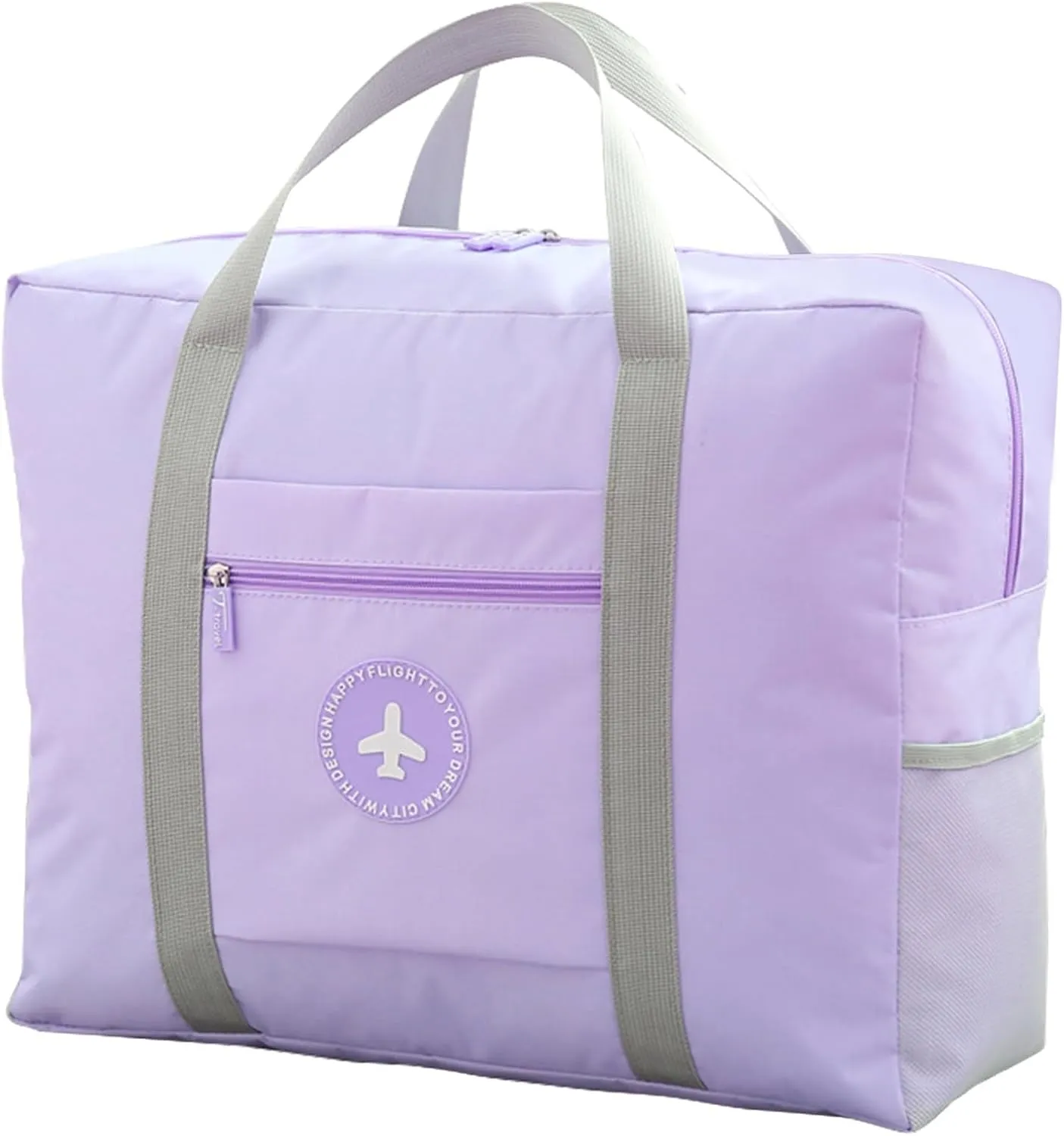 INVODA Travel Bag Foldable Duffle Bag Spirit Airlines Personal Item Bags for Women Men Lightweight Short Trip Carry On Sports Gym Tote Weekender Overnight Bag (1002 Blue)