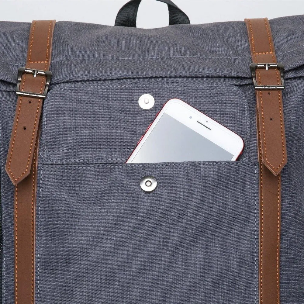 KAUKKO Backpack for Hiking Tours, KF05-2( Grey / 11.8L )