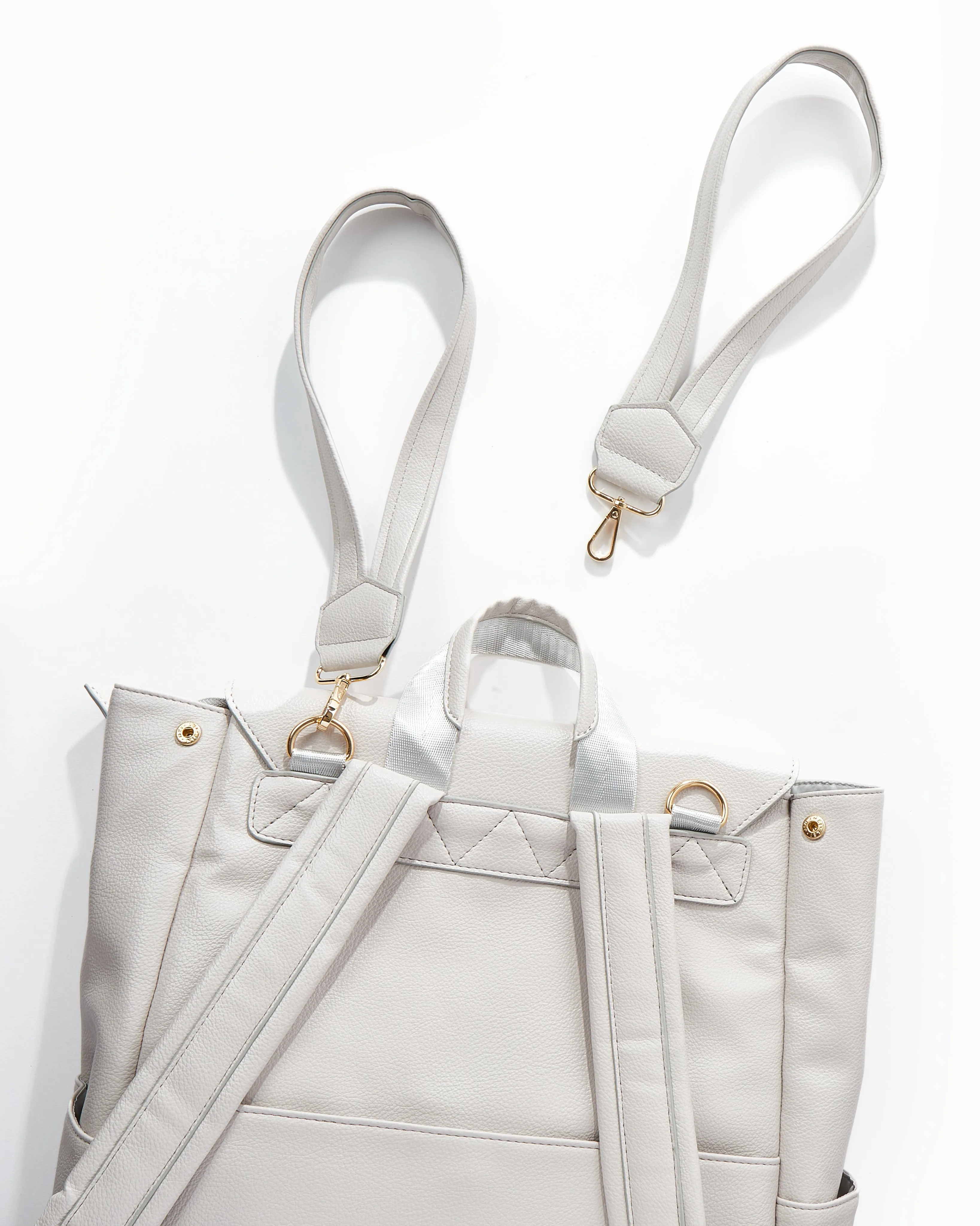 Leather Diaper Bag Backpack