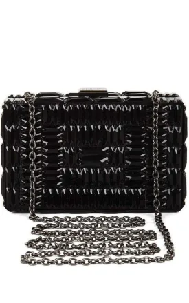 Lexi Large Beaded Box Clutch
