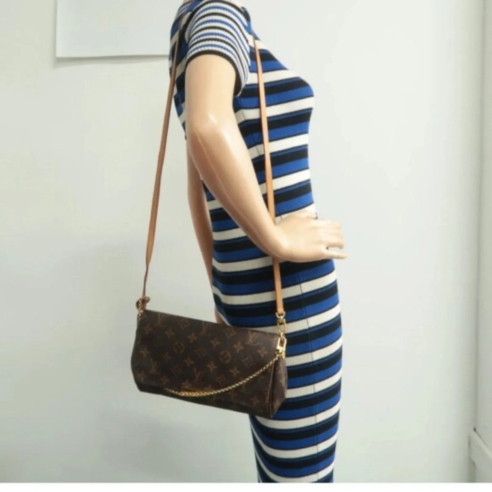 Louis Vuitton Favorite Brown Monogram Canvas Satchel