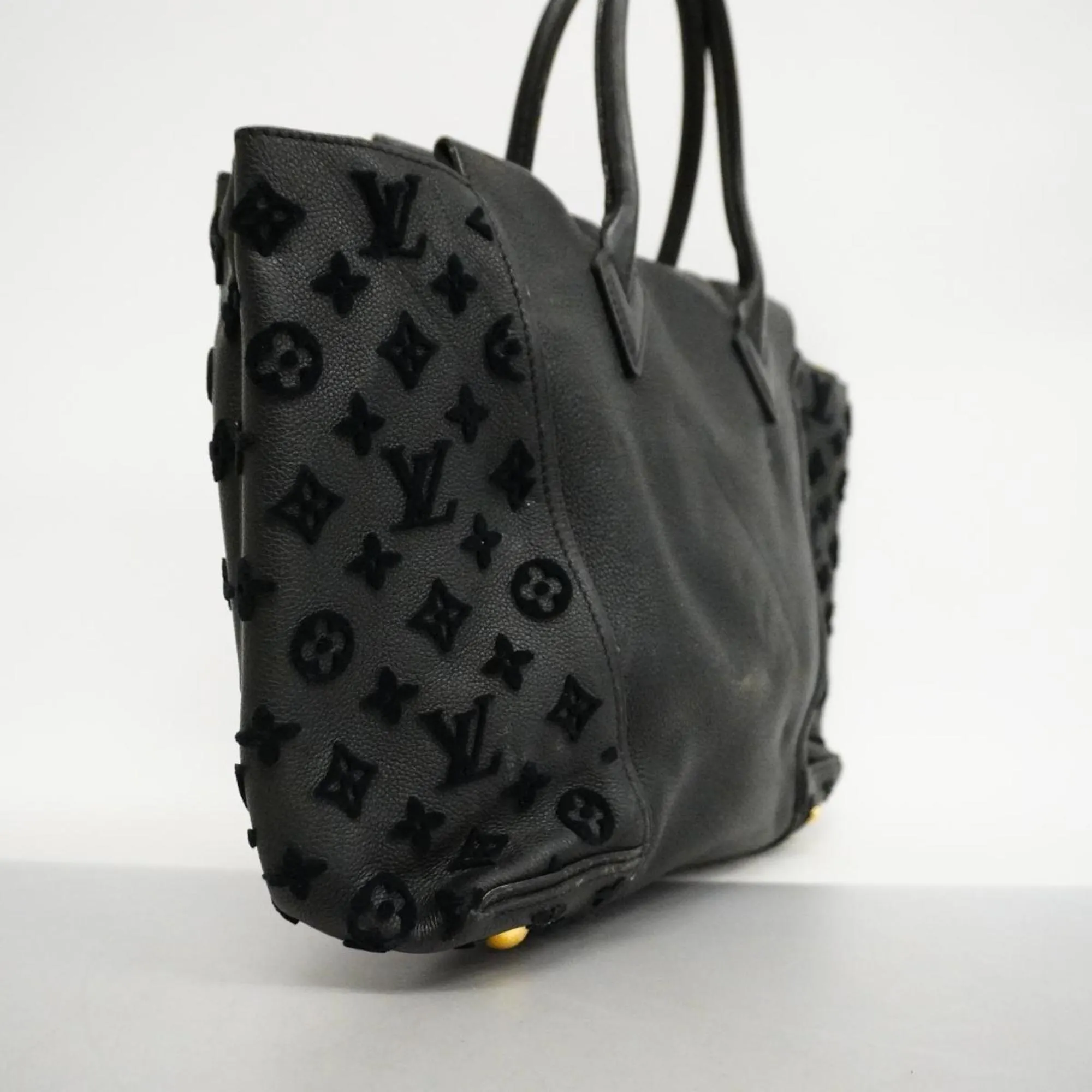 Louis Vuitton Tote W  Leather Tote Bag ()