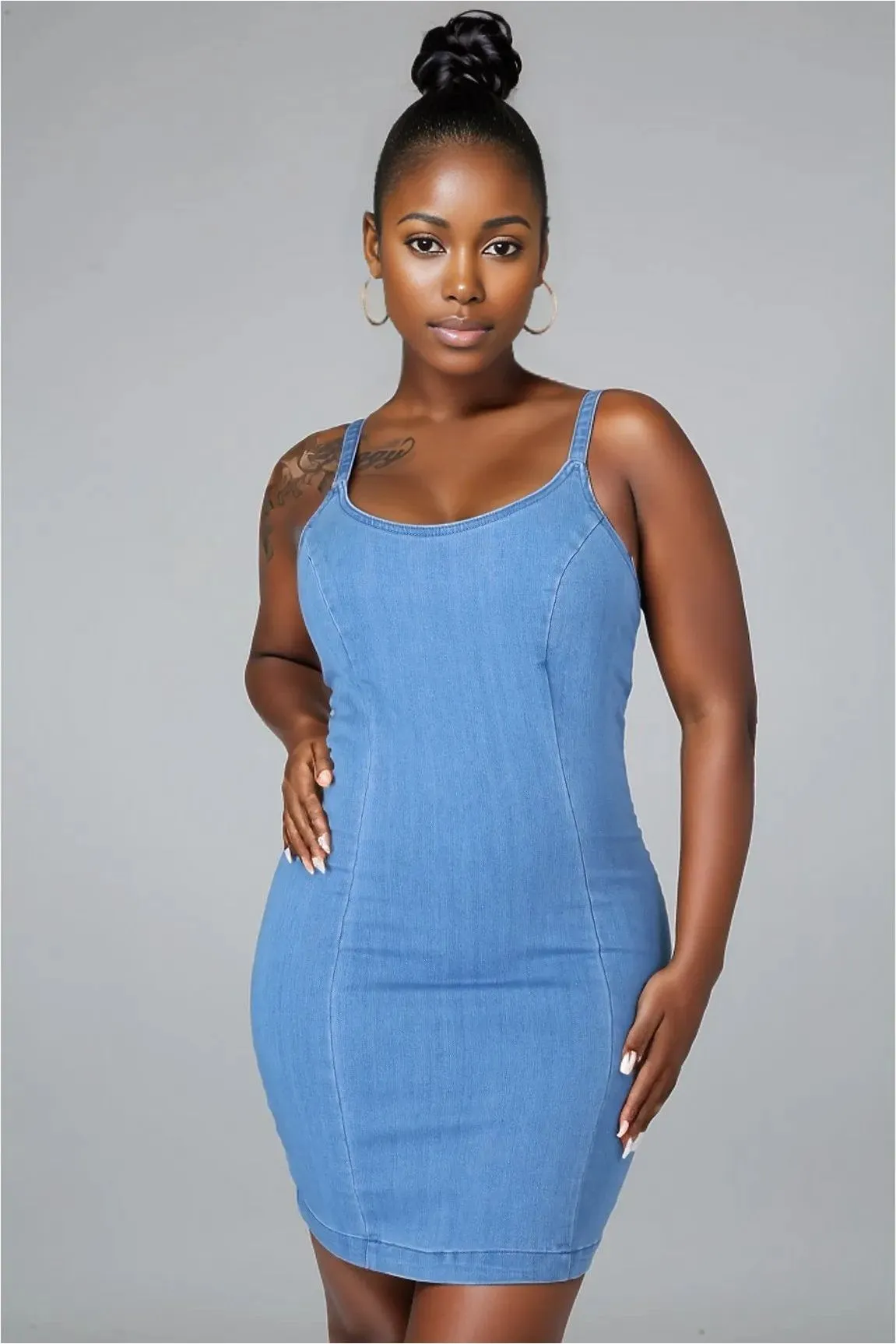 Loving The Denim Dress