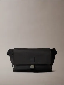 Men's Utility Messenger Sling Bag - Black