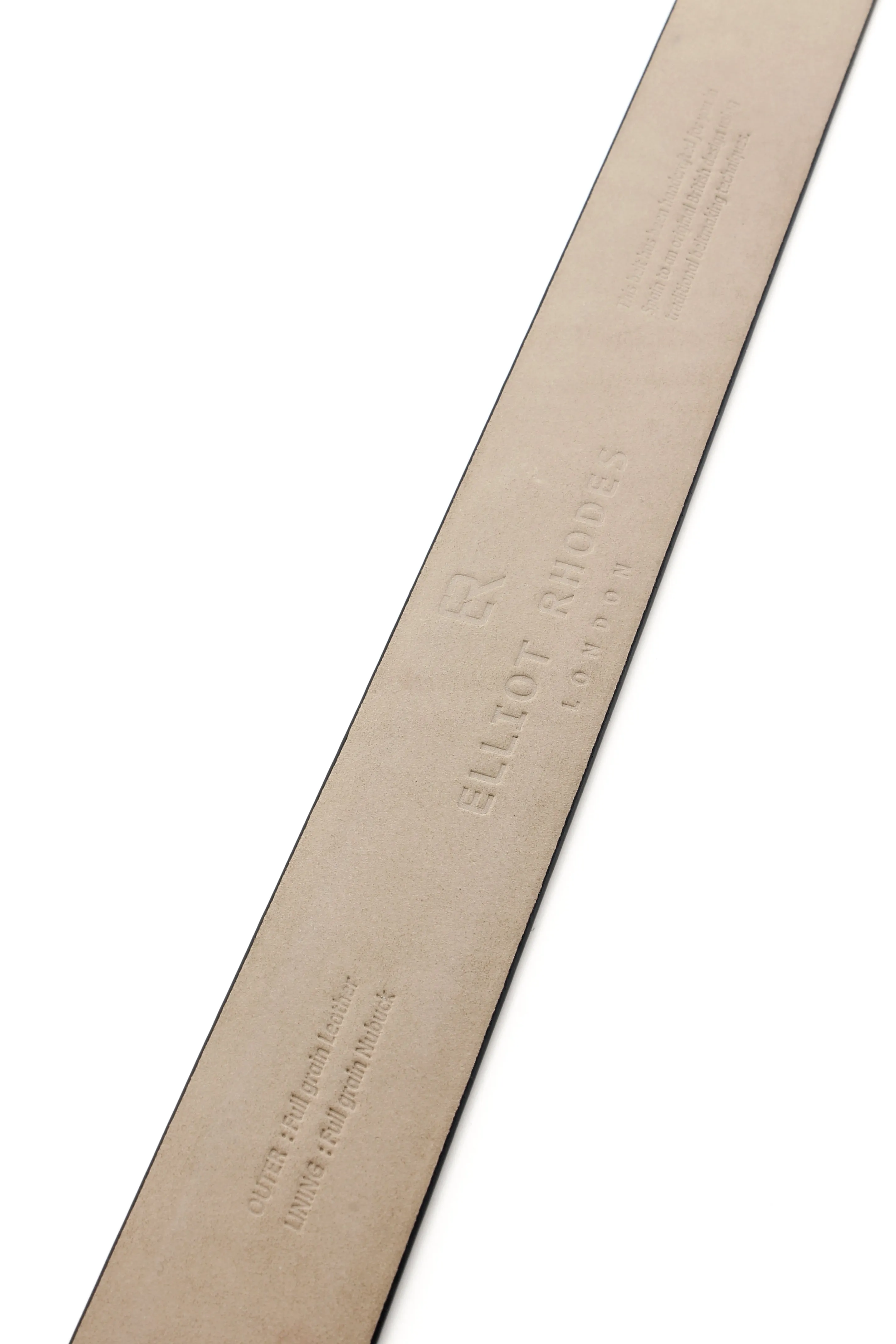 Mid Grey Narrow Lucertola Crystal Prong Belt