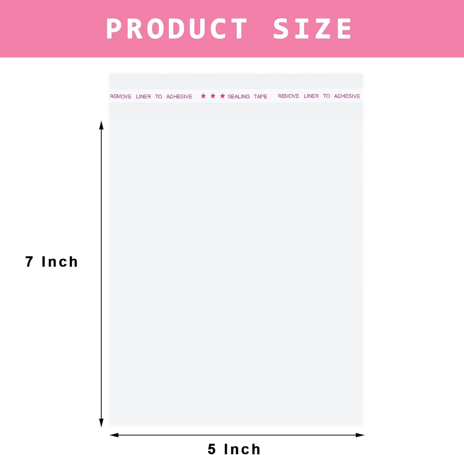 Morepack Self Sealing Cellophane Bags,5x7 Inches 200 Pcs Clear Resealable Cookie Bags Self Adhesive for Packaging Cookies,Favors, Products