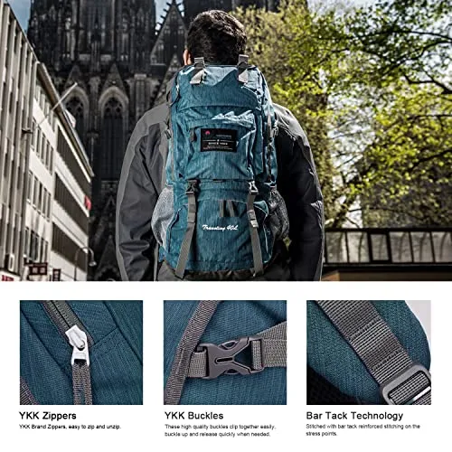 MOUNTAINTOP 40L Hiking Backpack for Women & Men Outdoor