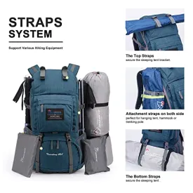 MOUNTAINTOP 40L Hiking Backpack for Women & Men Outdoor