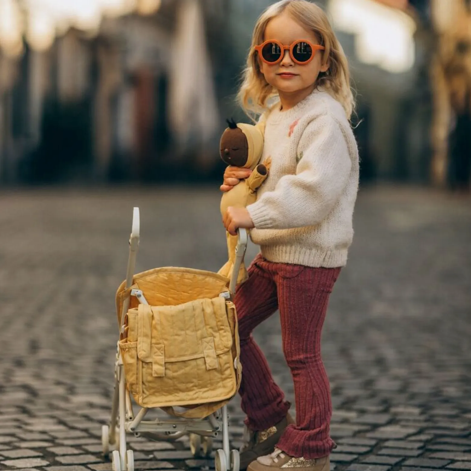 OLLI ELLA CARRIE CONVERTIBLE CHANGING SET: HONEY