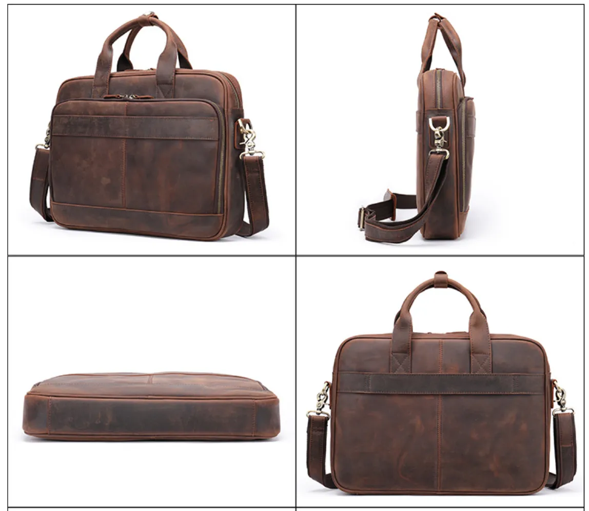 Personalized Leather Messenger Bag, Leather Portfolio, Folder Personalized Gift, Leather Briefcase