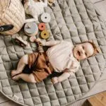 Play and Go - Organic Baby Mat - Meadow Green